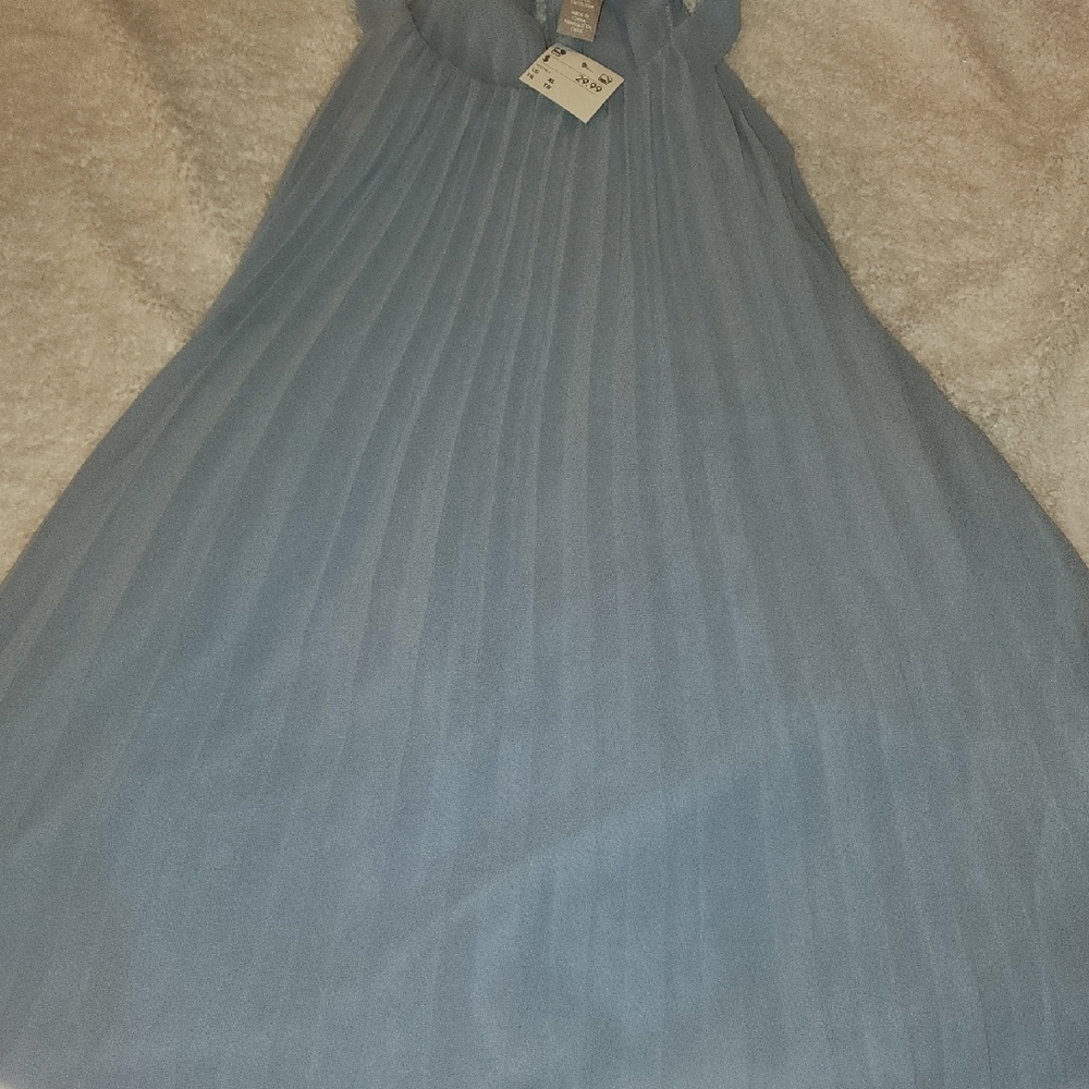 Elegant Blue Pleated Top